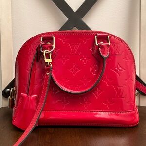 Louis Vuitton Alma BB - Red Vernis